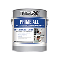 Laredo Paint & Decorating® Prime All™ Multi-Surface Latex Primer Sealer is a high-quality primer designed for multiple interior and exterior surfaces with powerful stain blocking and spatter resistance.

Powerful Stain Blocking
Strong adhesion and sealing properties
Low VOC
Dry to touch in less than 1 hour
Spatter resistant
Mildew resistant finish
Qualifies for LEED® v4 Creditboom
