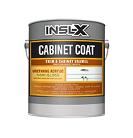 Laredo Paint & Decorating® Cabinet Coat refreshes kitchen and bathroom cabinets, shelving, furniture, trim and crown molding, and other interior applications that require an ultra-smooth, factory-like finish with long-lasting beauty.