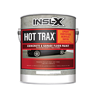 Laredo Paint & Decorating® Hot Trax is a high-performance, ready-to-use, epoxy-fortified acrylic concrete and garage floor coating that resists hot tire pick-up and marring common to driveways and garage floors. Hot Trax seals and protects concrete from chemicals, water, oil, and grease. This durable, low-satin finish resists cracking and can also be used on exterior concrete, masonry, stucco, cinder block, and brick.

Low-VOC
Resists hot tire pick-up
Interior or exterior use
Recoat in 24 hours
Park vehicles in 5-7 days
Qualifies for LEED creditboom
