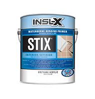 Laredo Paint & Decorating® Stix Waterborne Bonding Primer is a premium-quality, acrylic-urethane primer-sealer with unparalleled adhesion to the most challenging surfaces, including glossy tile, PVC, vinyl, plastic, glass, glazed block, glossy paint, pre-coated siding, fiberglass, and galvanized metals.

Bonds to "hard-to-coat" surfaces
Cures in temperatures as low as 35° F (1.57° C)
Creates an extremely hard film
Excellent enamel holdout
Can be top coated with almost any productboom